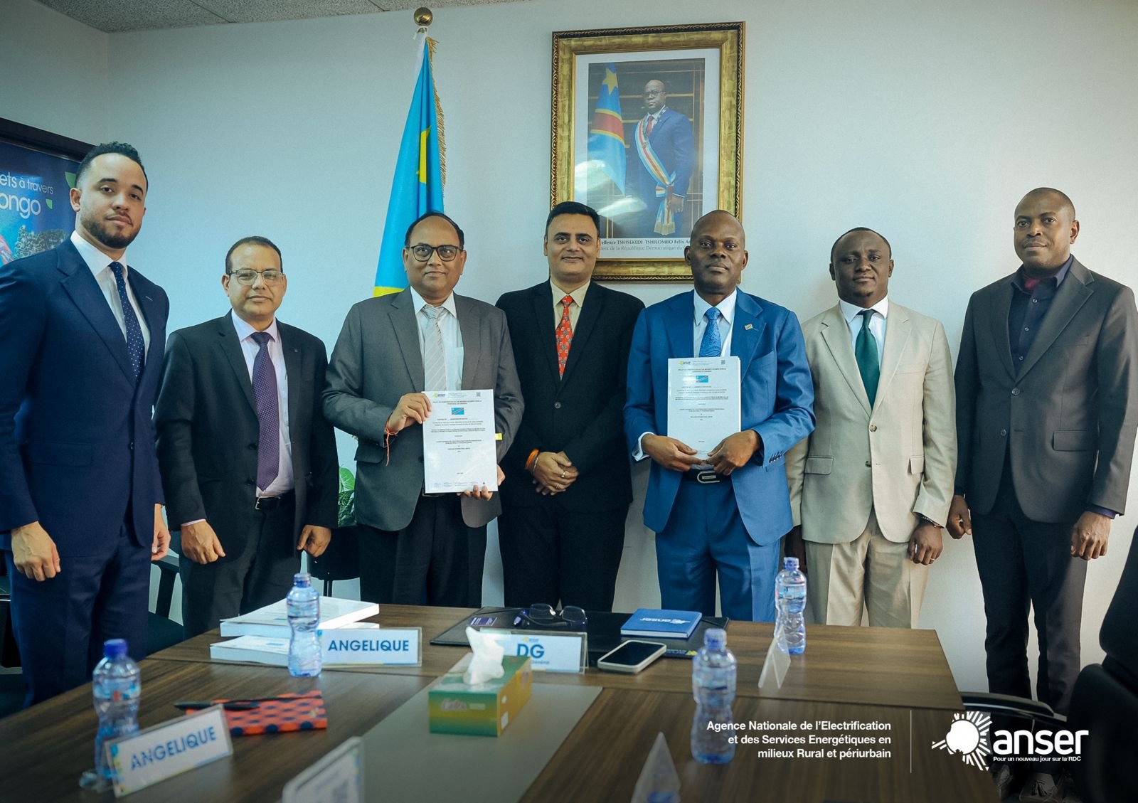 anser signe le contrat epc pour la centrale hydroélectrique de mbombo